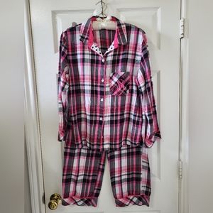 Victoria's Secret Plaid Pajama Set - size XS